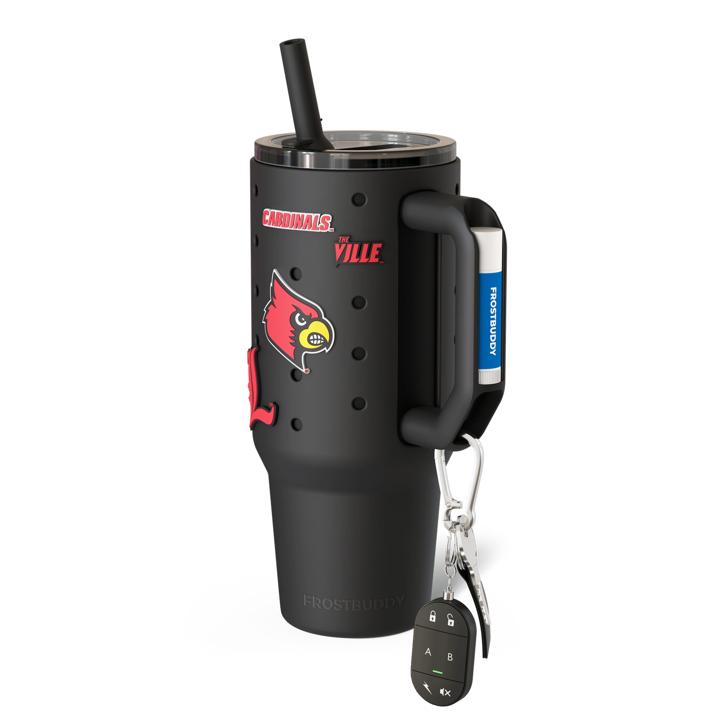 Thicc Buddy 40oz | Louisville Cardinals | Skin + Budz Bundle